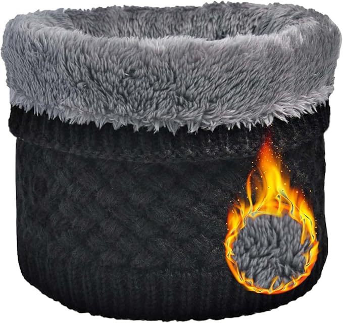 Winter Fleece Knit Neck Gaiter