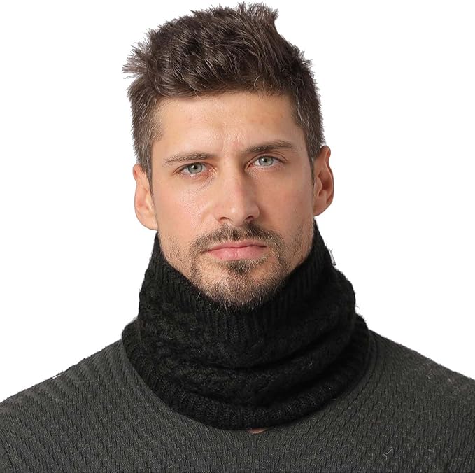 Winter Fleece Knit Neck Gaiter
